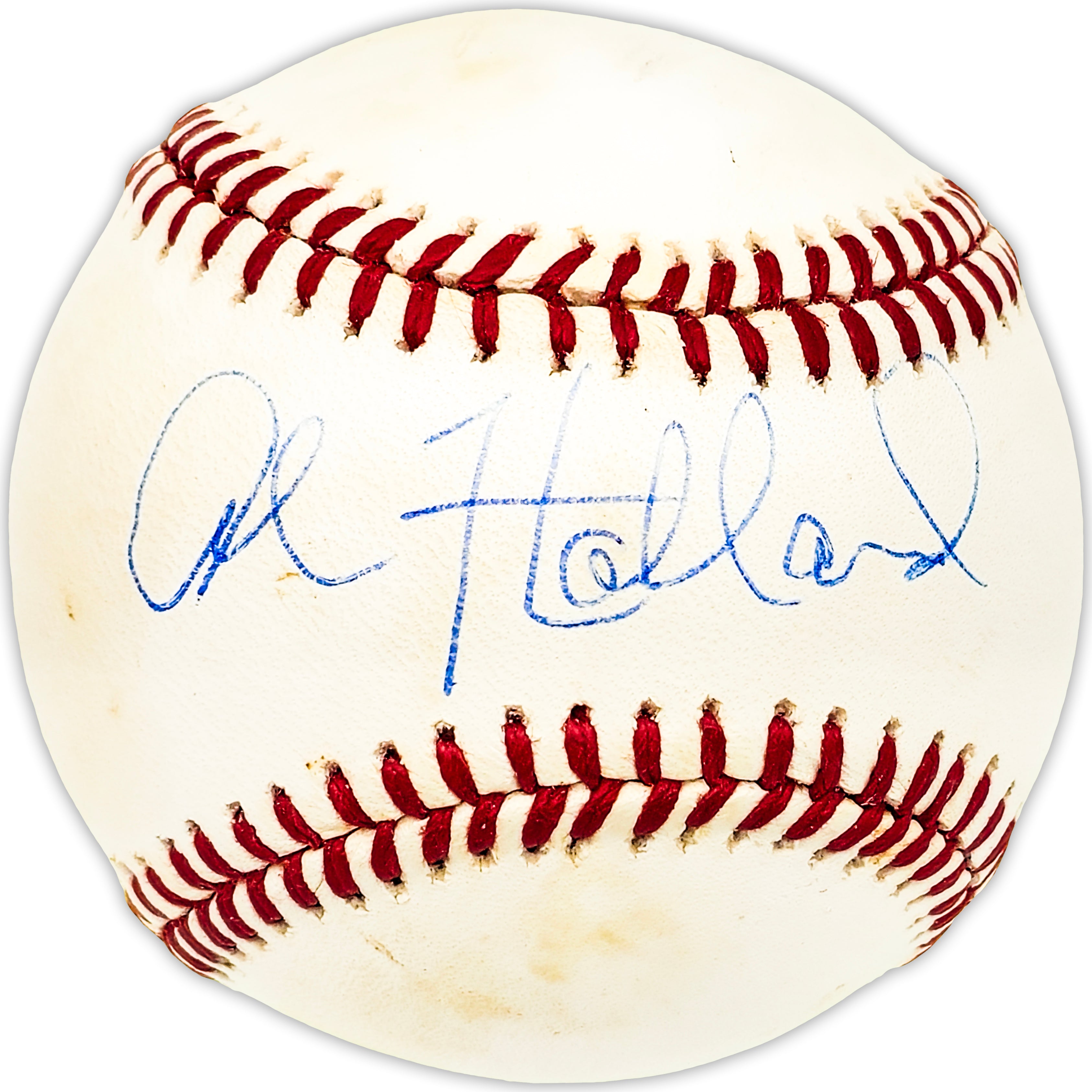 Al Holland Autographed Official AL Baseball - Philadelphia Phillies & Pittsburgh Pirates - Beckett BAS QR #BM25060 - Perfect for Sports Memorabilia Collectors & Baseball Fans