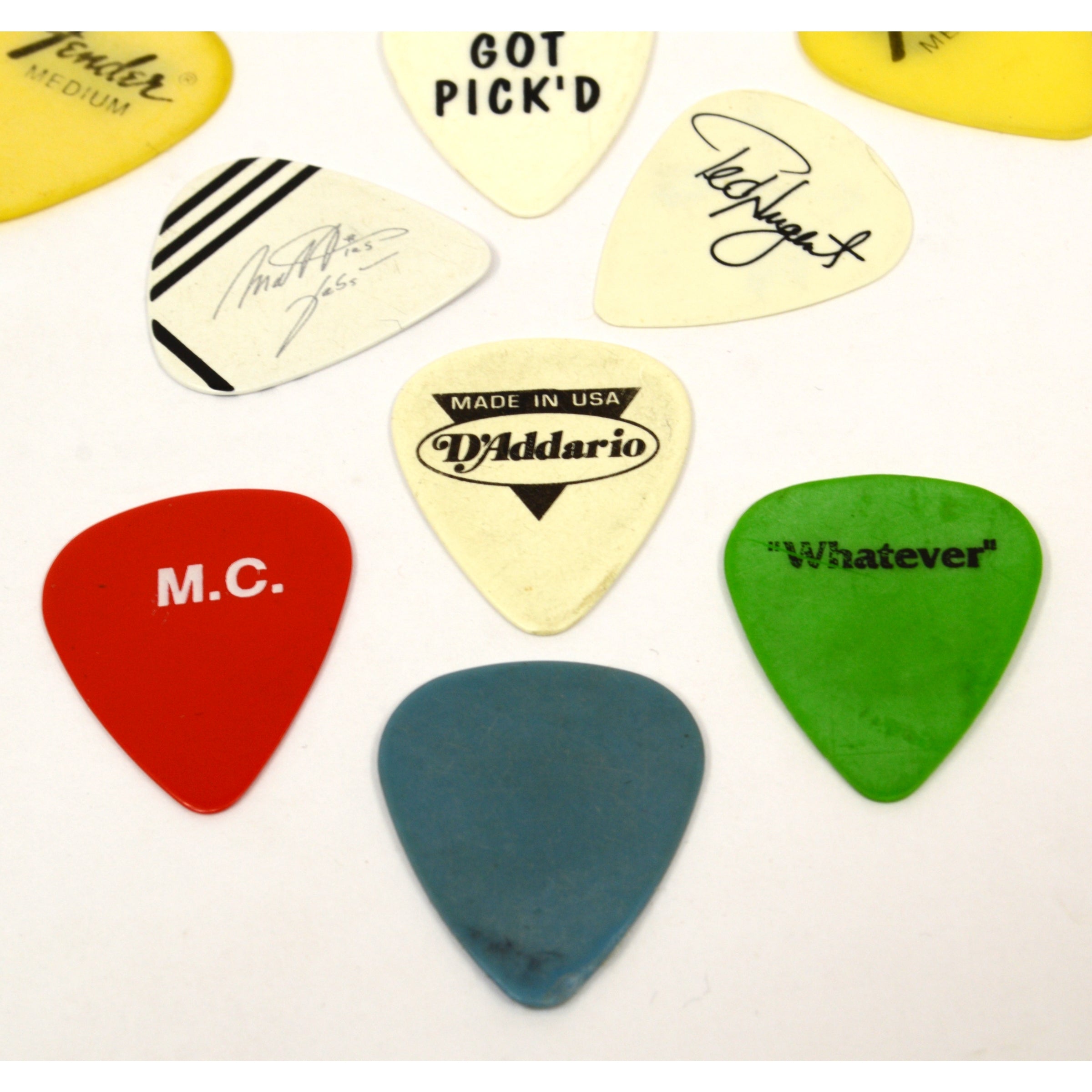 12-Pack Original Tour Guitar Picks for Concert - Scorpions, Foreigner, Aerosmith Style - Perfect for Rock Performances & Guitar Practice