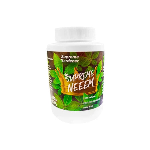 Supreme Gardener Organic Neem Oil 150ml - Natural Pest Control for Plants, Indoor & Outdoor Gardening, Hydroponics