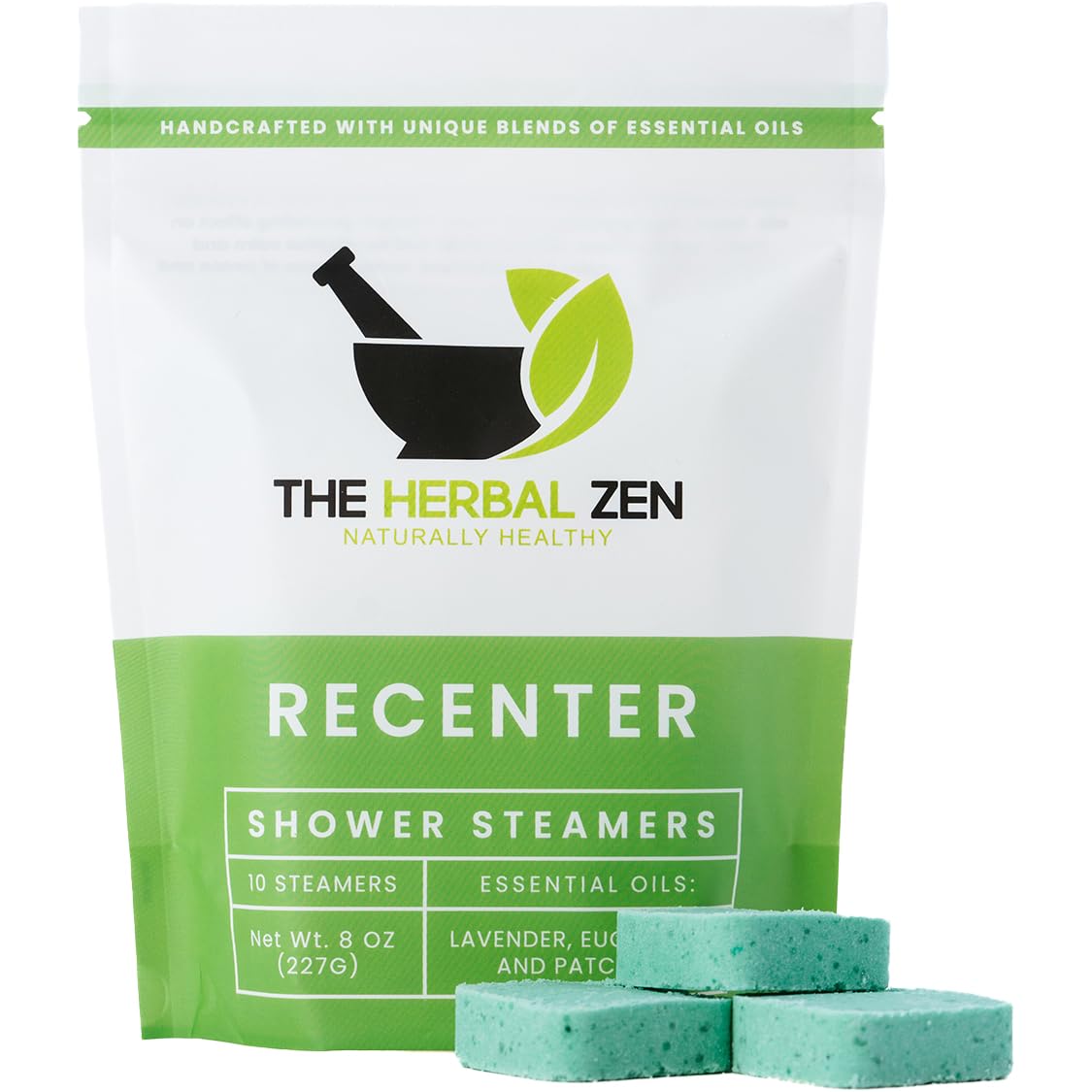ReCenter Aromatherapy Shower Steamers with Lavender & Eucalyptus Essential Oils - Relaxing Bath Bombs for Stress Relief, Self Care Gifts for Women & Men - Perfect for Spa Nights, Mother's Day & Birthday Presents
