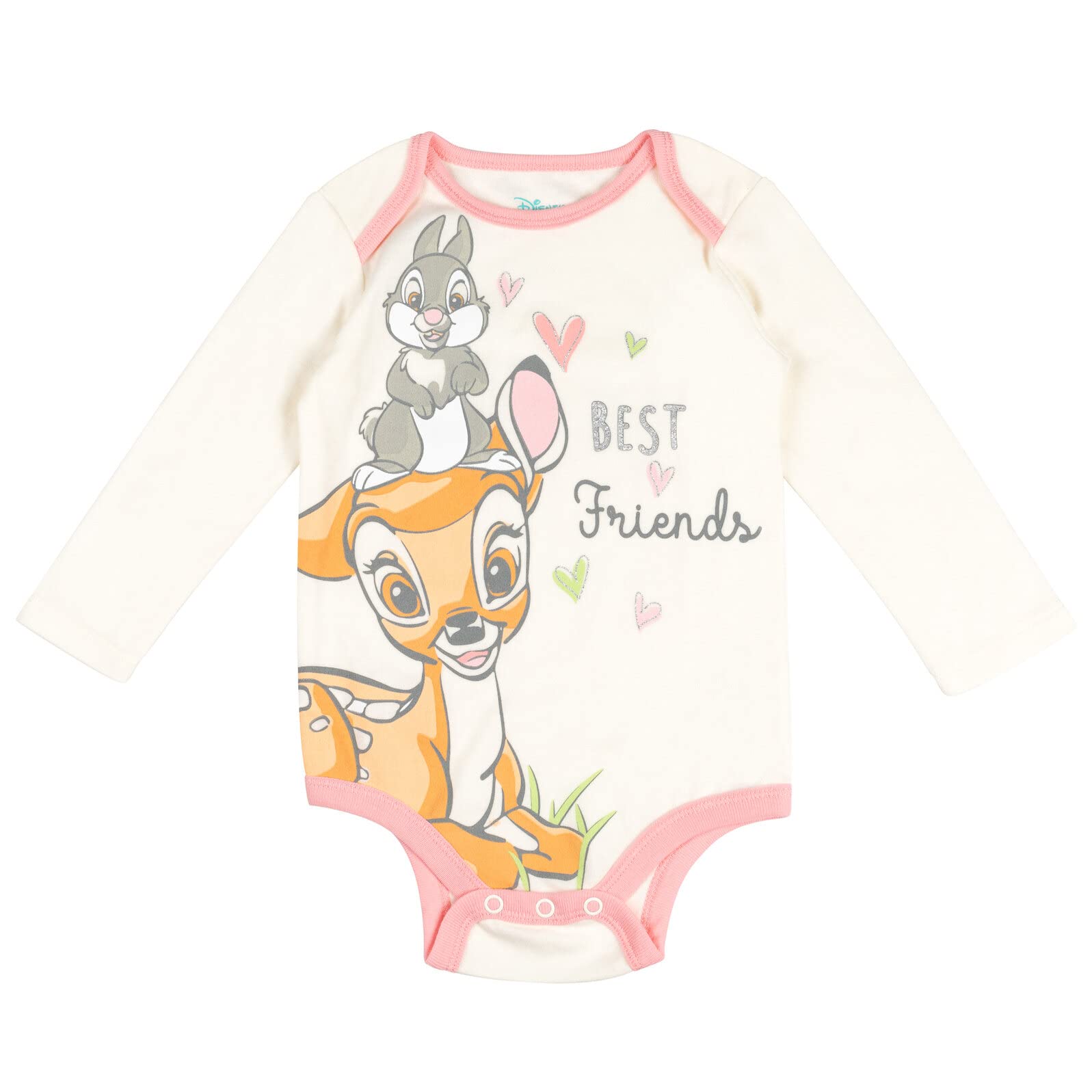 Disney Princess & Lion King Baby Bodysuits 5-Pack - Newborn to Infant Outfits for Girls (Ariel, Timon, Pumbaa, 101 Dalmatians) | Perfect for Nursery, Photo Shoots & Birthday Gifts