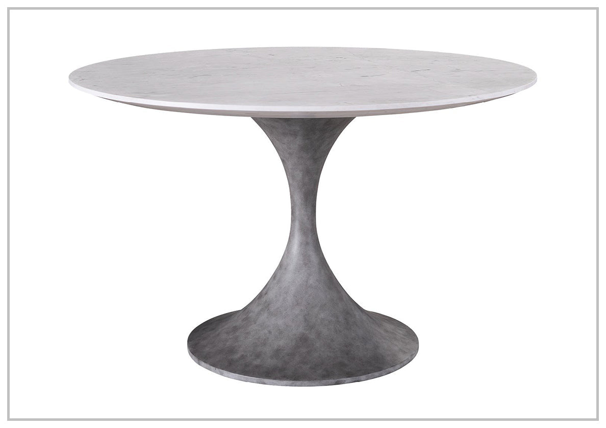 Universal Coastal Living Outdoor Santa Cruz Round Dining Table - Weather-Resistant Patio Furniture for Beach House, Garden & Backyard Dining