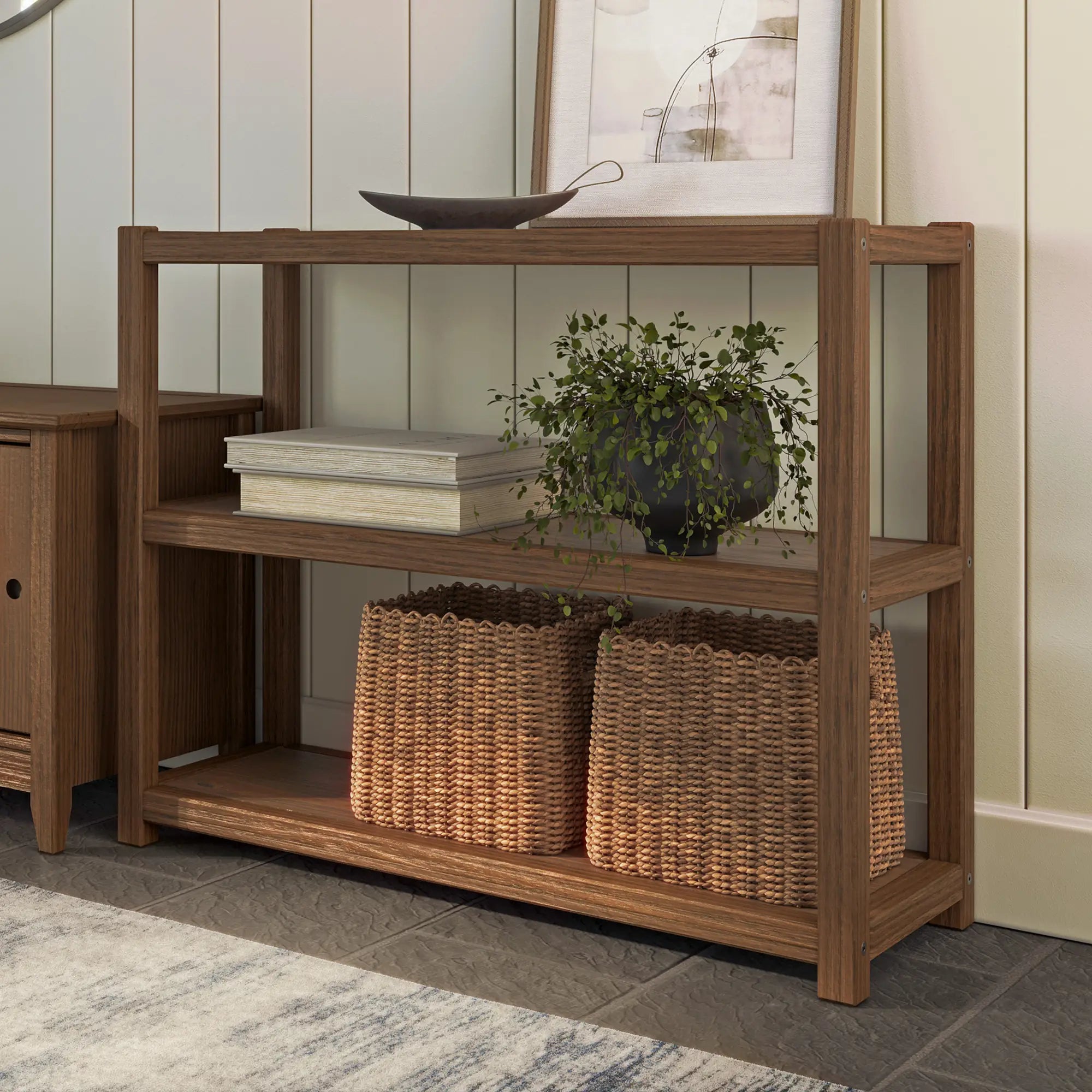 Greenport 30 Modular Bookcase - Adjustable Bookshelf for Home & Office - Modern Wooden Storage Shelf for Living Room, Bedroom, Study - Easy Assembly & Space Saving Design