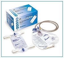 Dynarex 4271 Urinary Drain Bag - 20 Pack | Medical Grade Latex-Free Collection Pouch for Hospital & Home Care Use
