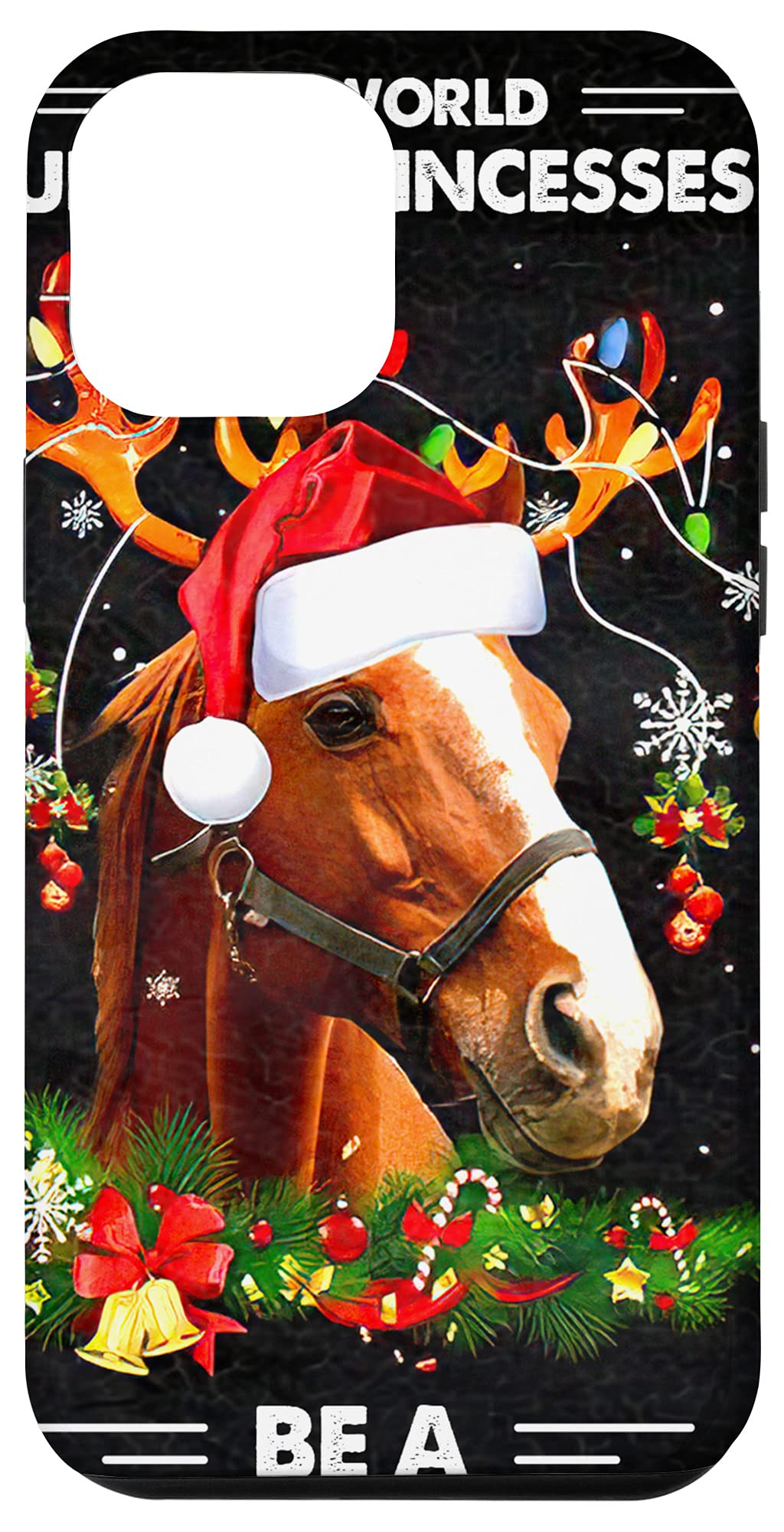 iPhone 12 Pro Max Christmas Reindeer Case - Festive Holiday Phone Cover for Bosses & Mares | Perfect Gift for Xmas, Office Parties & Winter Celebrations