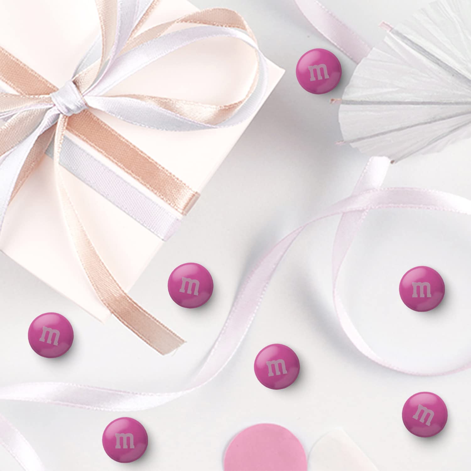 MyM&M's Milk Chocolate Candy - Single Color Dark Pink, 5lb Bulk Bag (Pack of 1) | Perfect for Birthday Parties, Wedding Favors & Bulk Candy Buffets