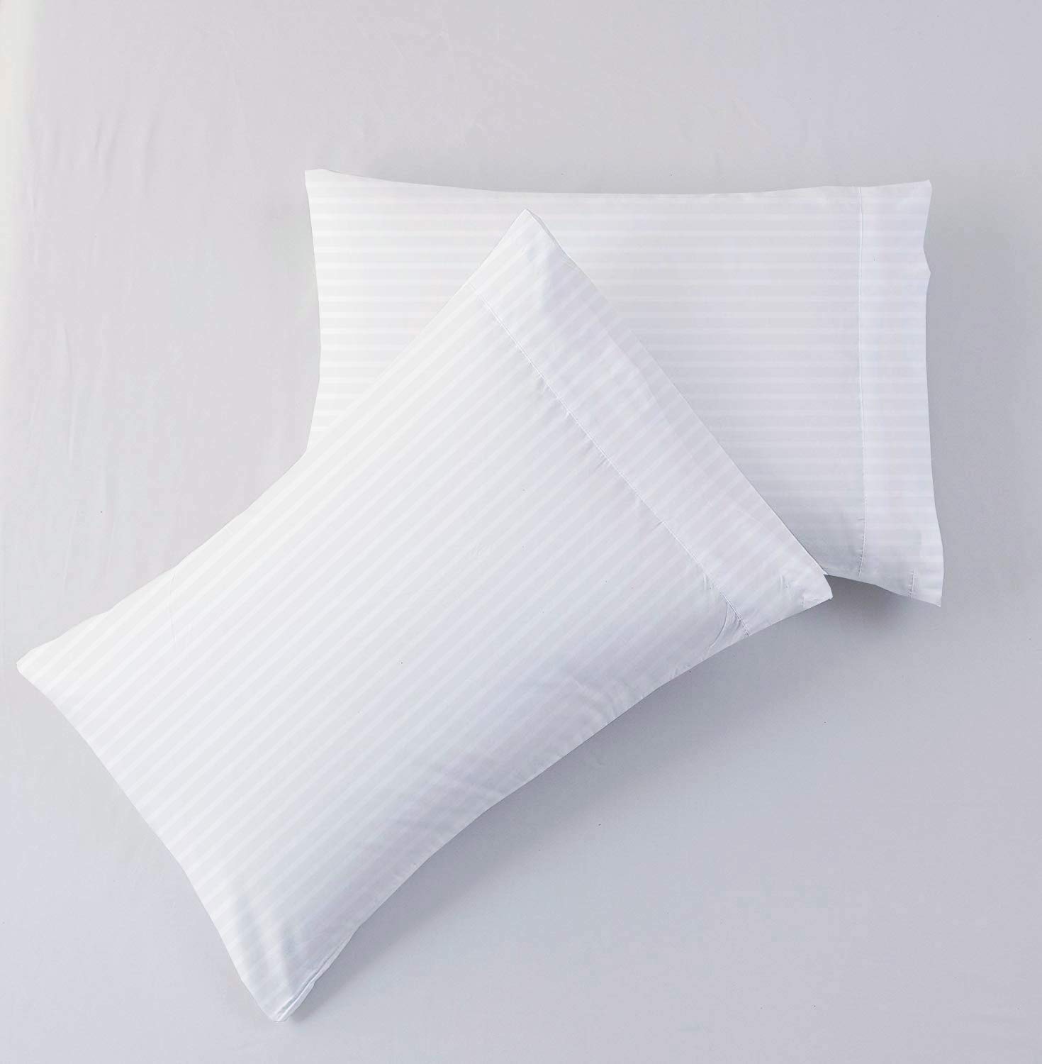 100% Cotton Short Queen Sheet Set - 4 Piece Luxury Hotel Bed Sheets, Soft & Breathable, Deep Pocket Fits Up to 16