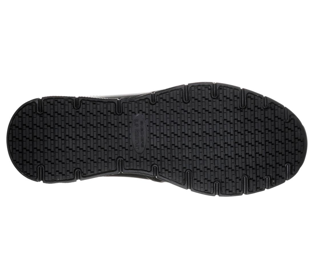 Nampa Groton Slip Resistant Work Shoes for Men & Women - Black Non-Slip Safety Shoes for Restaurant, Kitchen, Hospital & Construction Workers