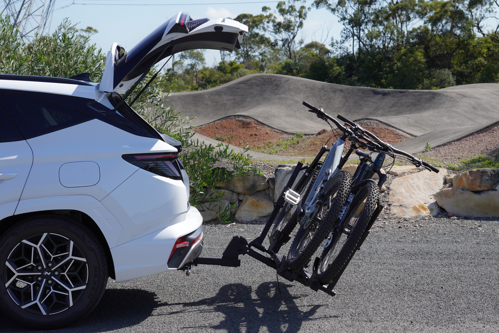CRB002 Heavy Duty 2-Bike Car Rack - Universal Fit for SUV, Sedan & Hatchback - Perfect for Road Trips, Camping & Outdoor Adventures
