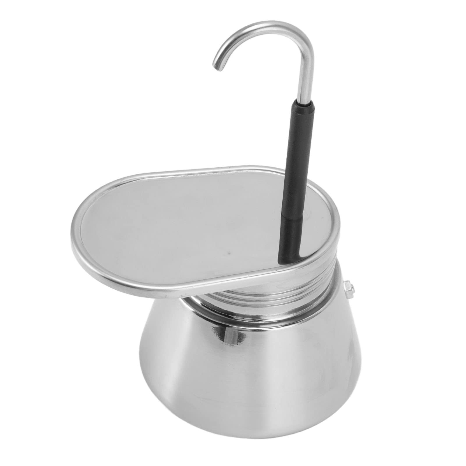 Premium Stainless Steel Italian Moka Pot Coffee Maker - Large Capacity, Lightweight & Portable for Camping, Travel, and Outdoor Adventures | Perfect Espresso Brewing at Home or On-The-Go