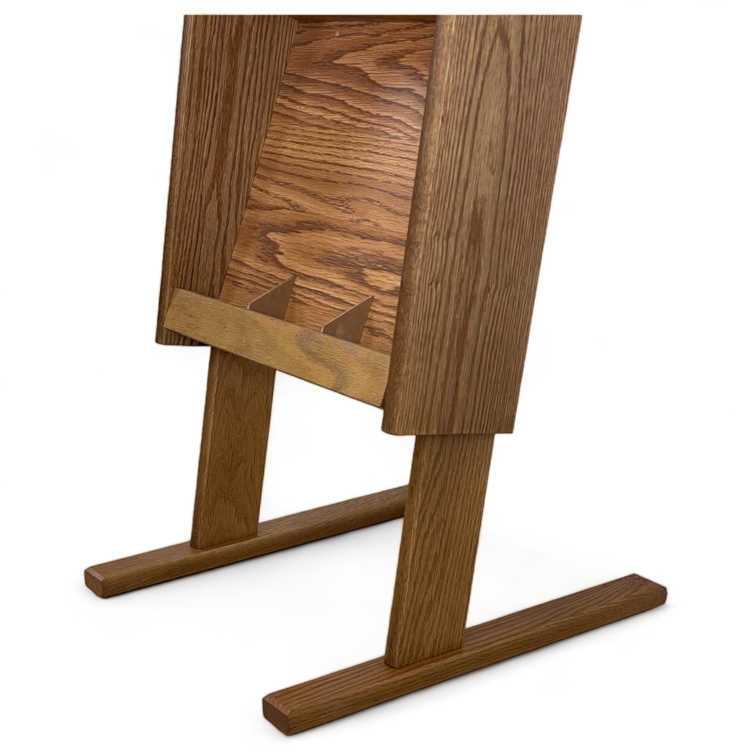 Premium Wooden Mallet with Optional Floor Stand - Medium Oak for 4H Slope Displays | Perfect for Trade Shows, Retail Displays & Product Showcases