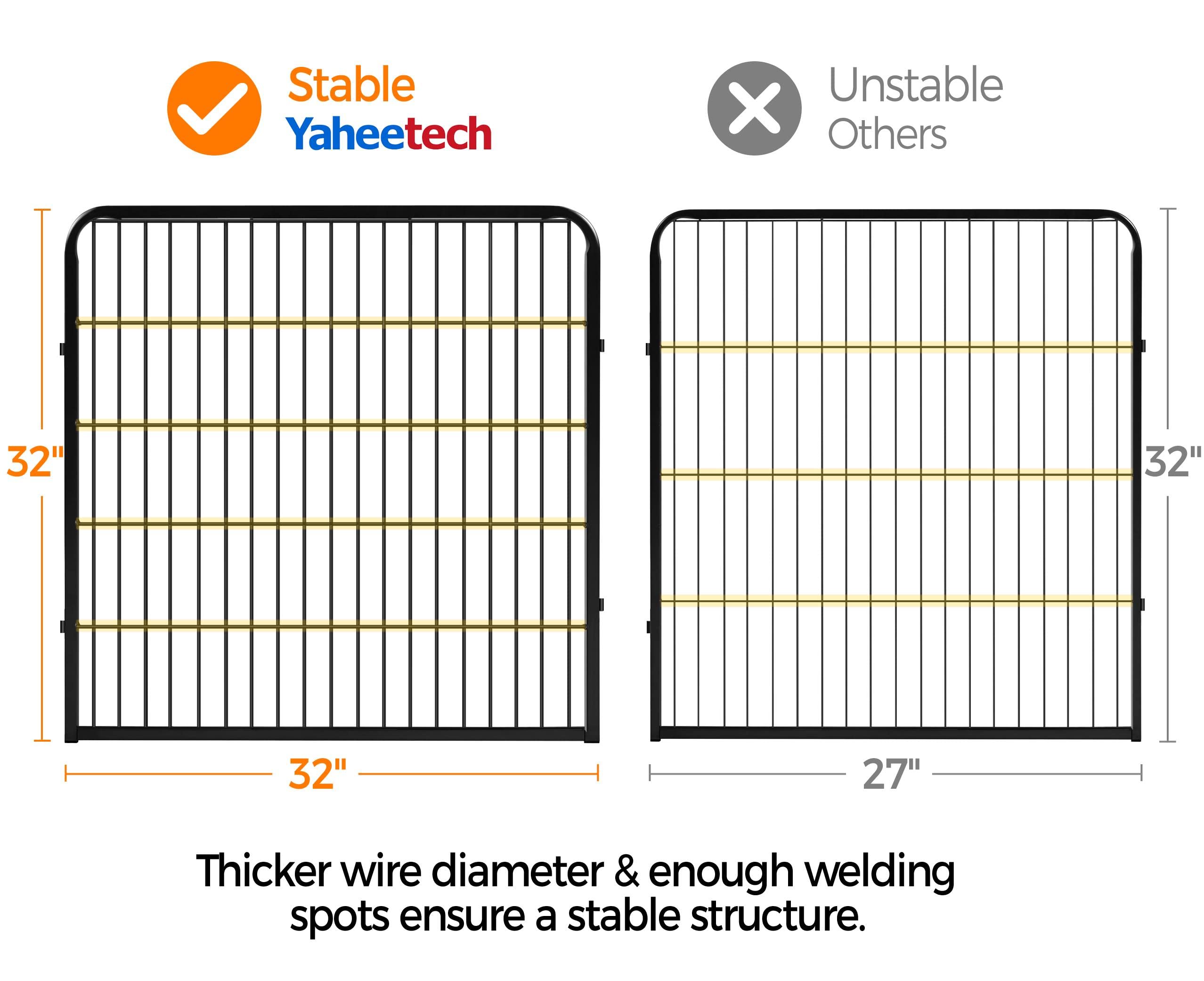 Yaheetech 24-Panel Foldable Dog Playpen - 32