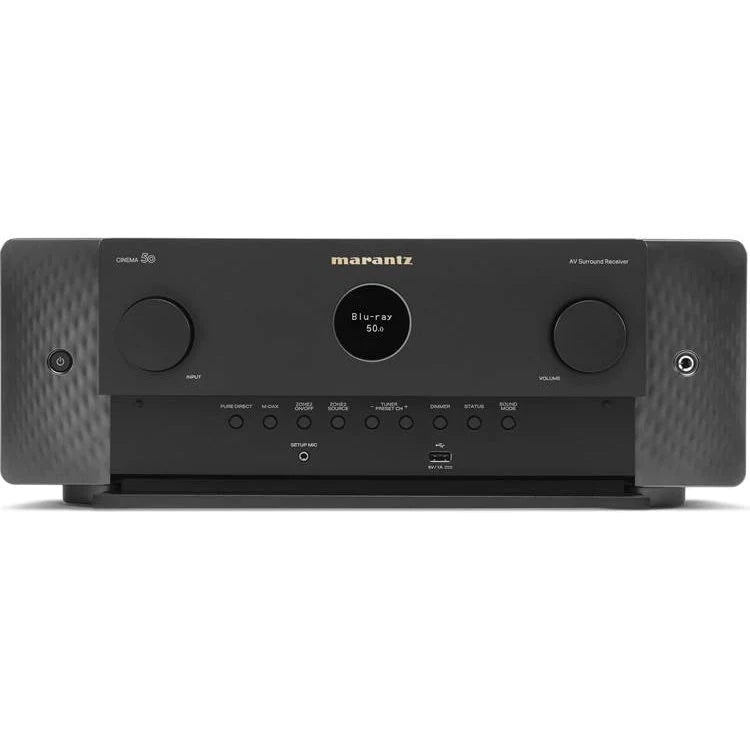 Marantz Cinema 50 9.4 Channel 8K AV Receiver with Dolby Atmos & IMAX Enhanced - Premium Home Theater Sound System for Movies, Music & Gaming