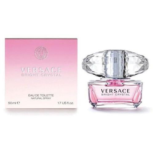 Versace Bright Crystal Eau de Toilette for Women - 50ml Floral Fragrance for Everyday Wear & Special Occasions