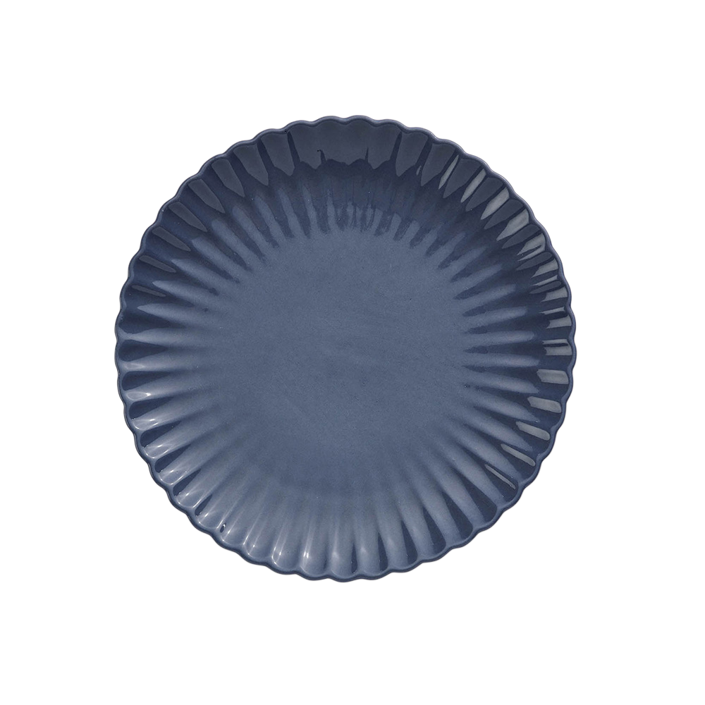 Petite Floral Ceramic Plates Set of 4 - 8 Inch Small Decorative Appetizer Dishes for Desserts, Salads & Party Serving - Elegant Floral Design Perfect for Tea Parties, Bridal Showers & Home Decor