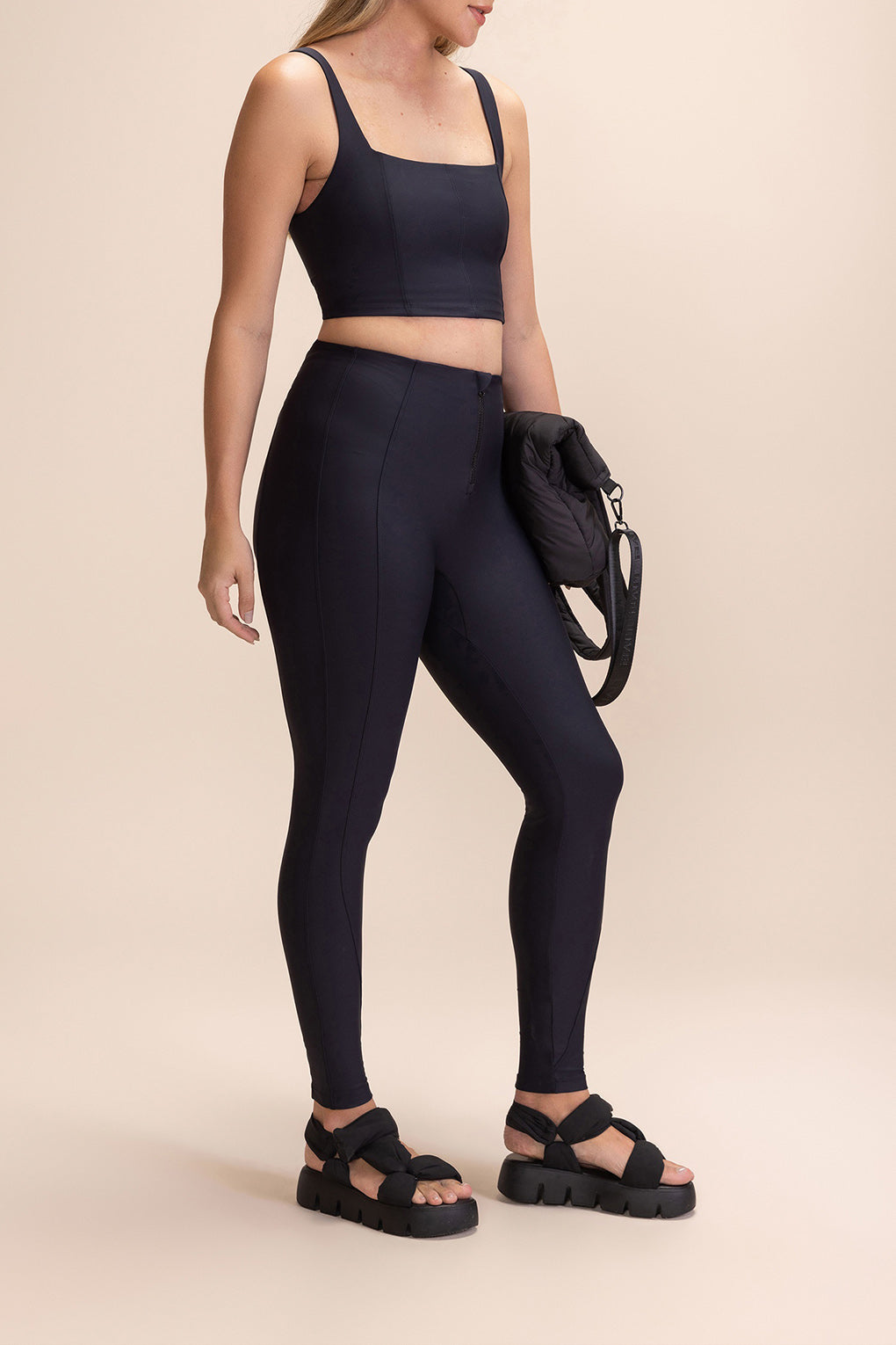 High Support Neoprene Sculpt Sports Bra for Women - Workout, Yoga, Running & Gym - Moisture Wicking & Breathable Activewear