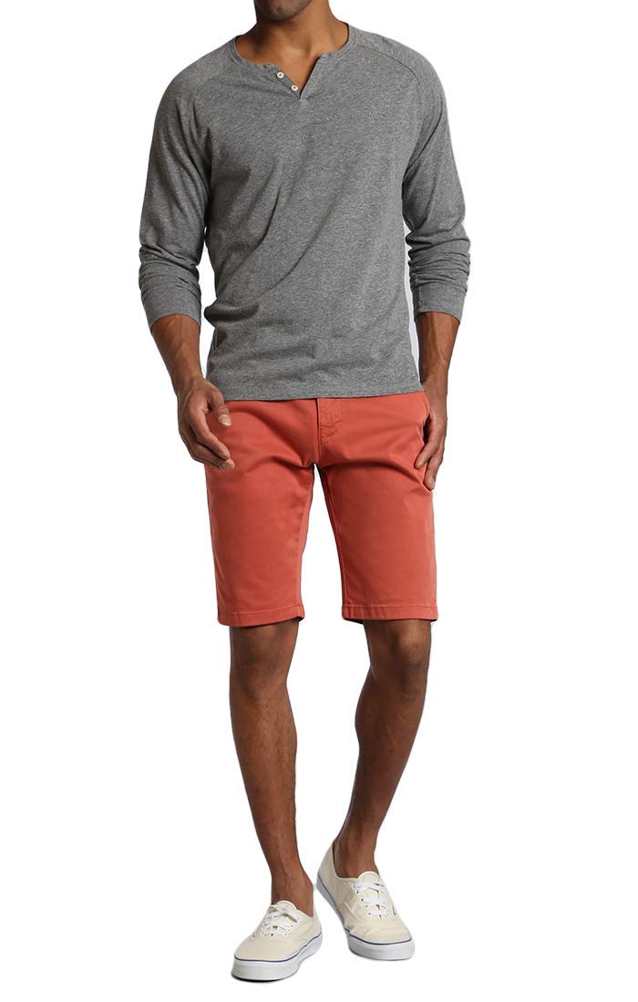 Mavi Men's Simon Mid-Rise Twill Shorts - Comfortable Casual Shorts for Summer | Perfect for Outdoor Activities, Travel & Lounge Wear