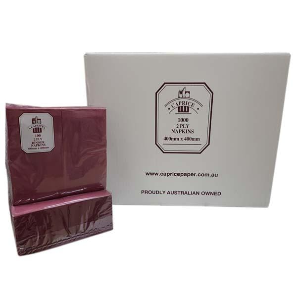 Premium Caprice 2-Ply Dinner Napkins - 1000 Count GT Fold - Elegant Disposable Table Napkins for Restaurants, Parties & Everyday Dining