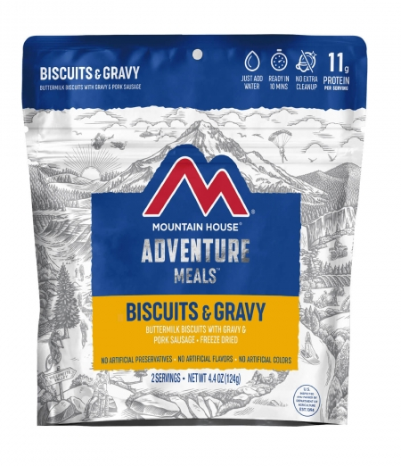 Delicious Biscuits & Gravy Mix - Southern Style Breakfast Comfort Food - Perfect for Family Brunches, Camping Trips & Holiday Gatherings