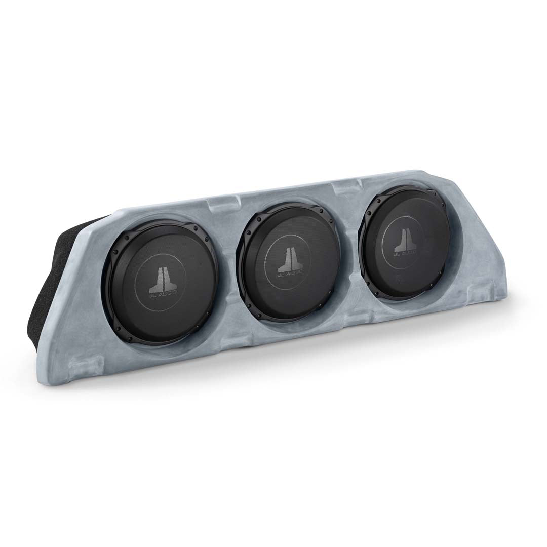JL Audio SB GM CTRIP/10TW3/UF Stealthbox Subwoofer Enclosure for 2010-2015 Chevrolet Camaro - Custom Paint Matching, Triple 10TW3 Drivers, 1200W RMS Power - Perfect for Car Audio Upgrades & Bass Enhancement