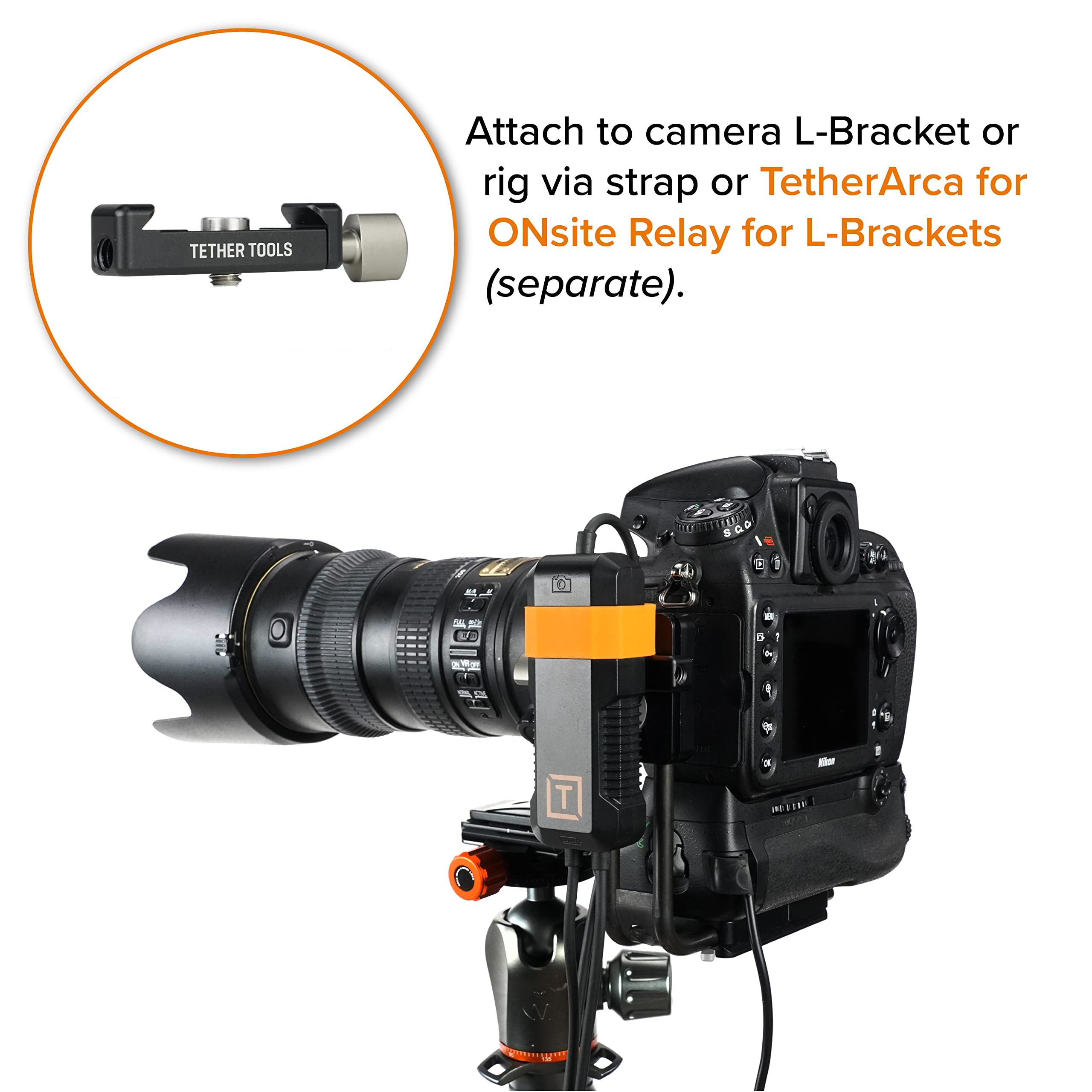 Tether Tools ONsite Relay C Camera Power System - Professional DSLR & Mirrorless Battery Solution for Studio & Outdoor Photography