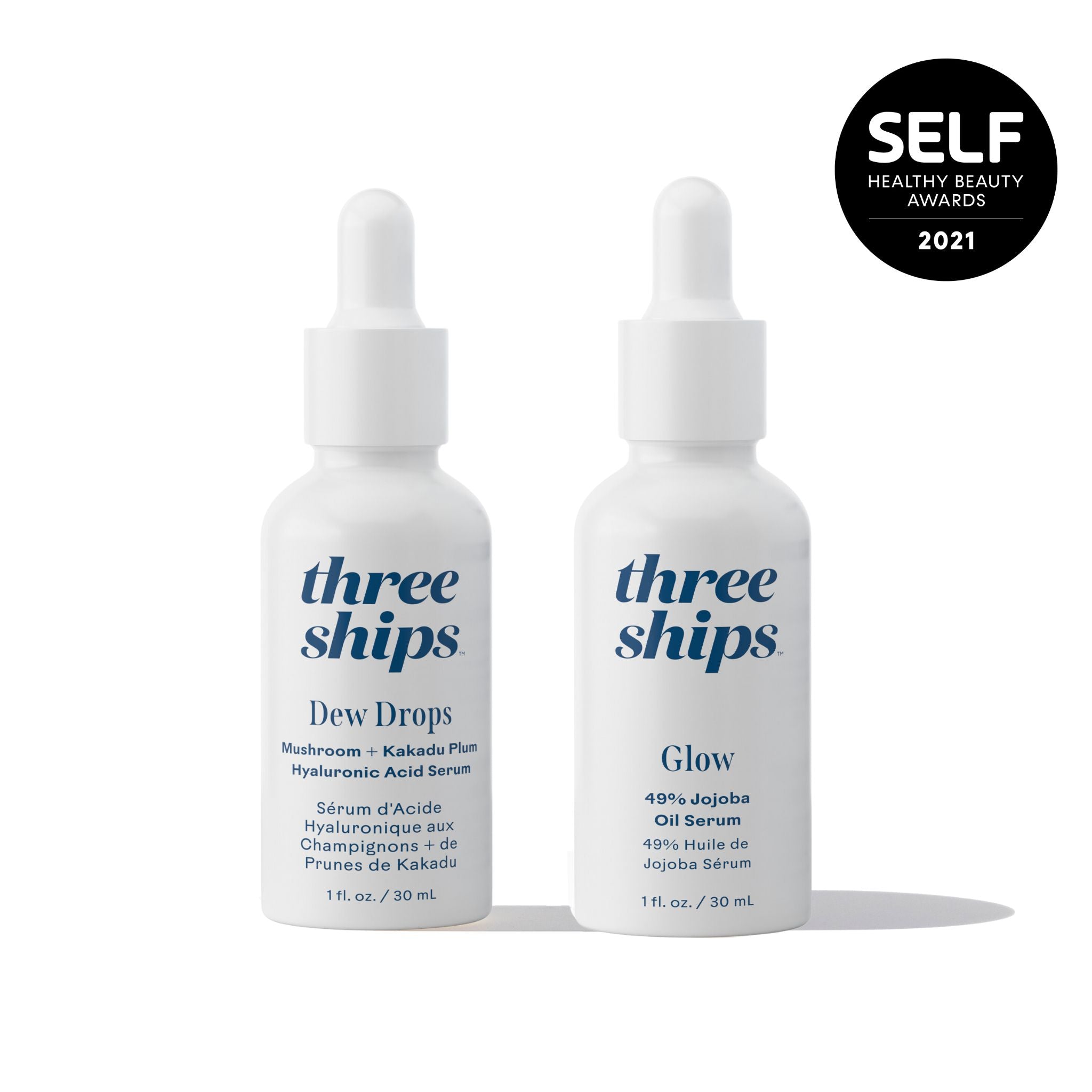 Best Anti-Aging Serum Duo Set - Vitamin C & Hyaluronic Acid Face Serums for Glowing Skin | Day & Night Skincare Routine | Perfect for Dry, Sensitive & Mature Skin Types