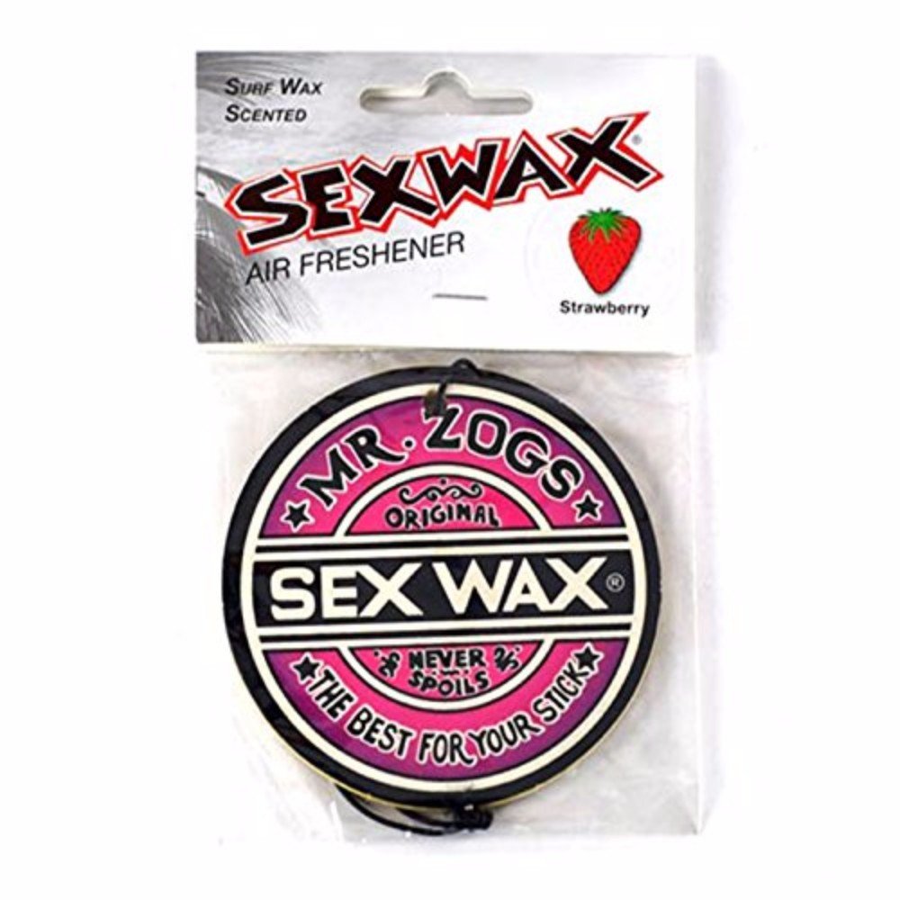 Sex Wax Air Freshener - Strawberry Scented Car Freshener for Cars, Homes & Offices | Long-Lasting Fragrance, Single Pack