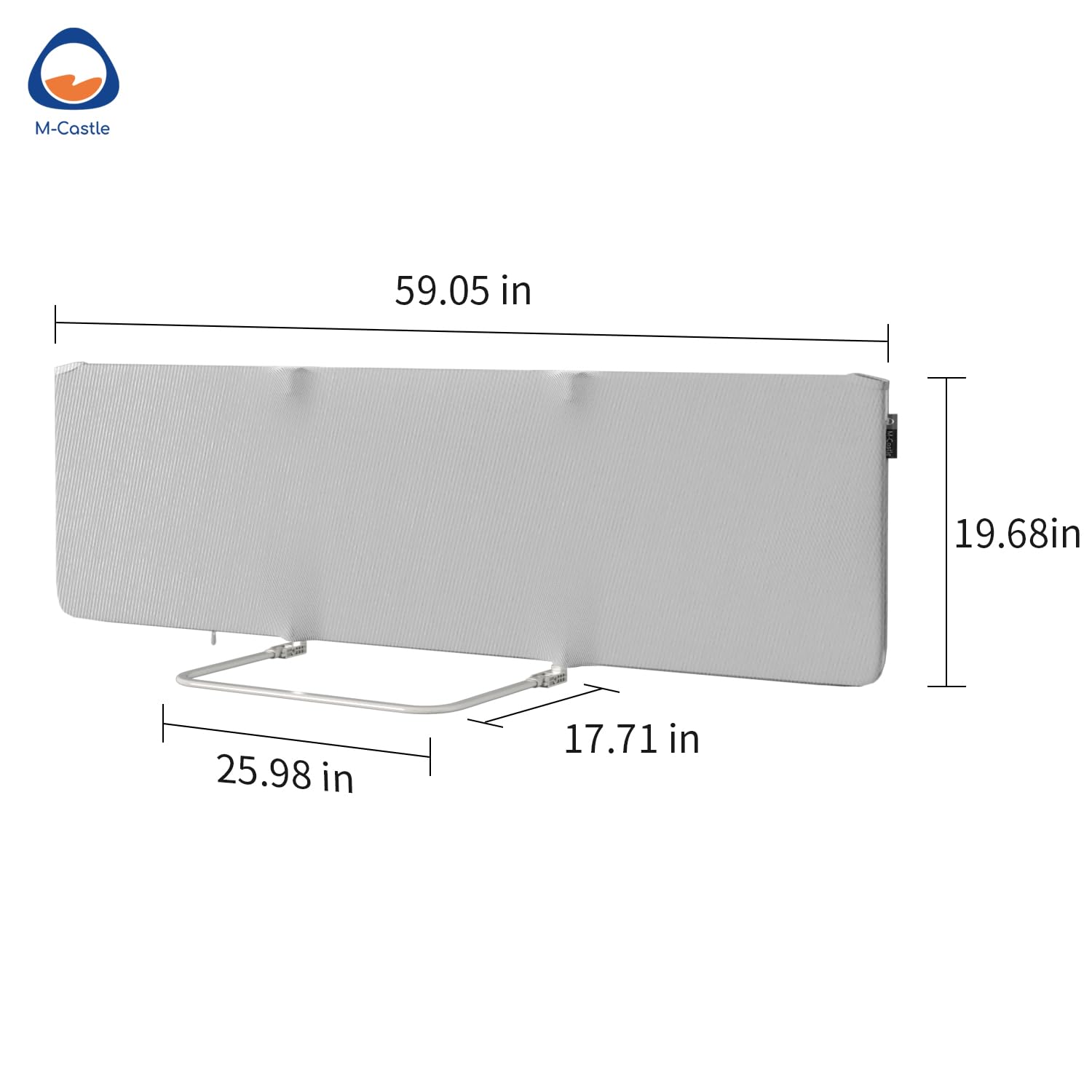 **Toddler Bed Rail for Crib, Twin & Bunk Beds - 59 Inch Lightweight Portable Safety Guardrail - Easy to Install for Kids & Toddlers - Perfect for Travel, Home & Daycare Use**