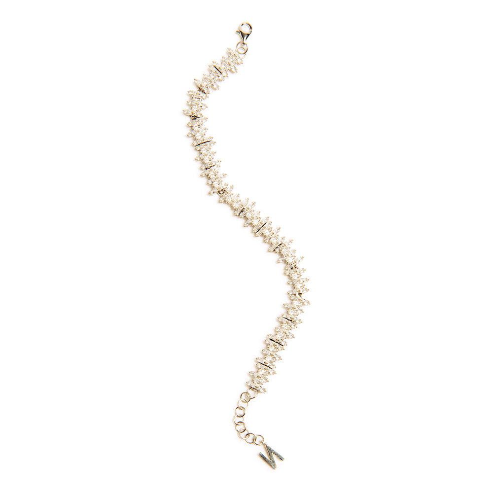 Carrie Bracelet - Elegant Silver Plated Charm Bracelet for Women | Perfect for Everyday Wear, Gifts & Special Occasions