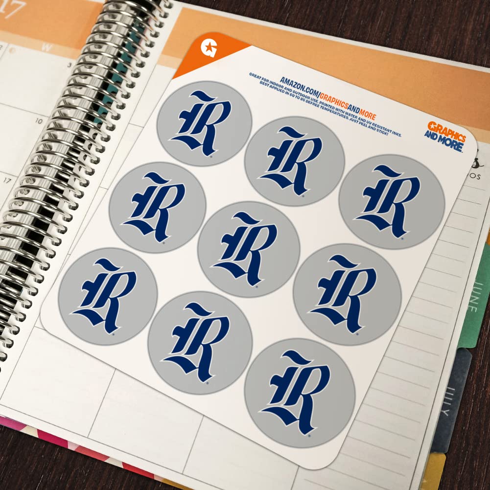 Rice University Owls Logo 1 Inch Planner Stickers - Clear Scrapbooking Decals for Bullet Journals, DIY Crafts, and School Supplies | Perfect for College Students, Planners, and Scrapbook Enthusiasts