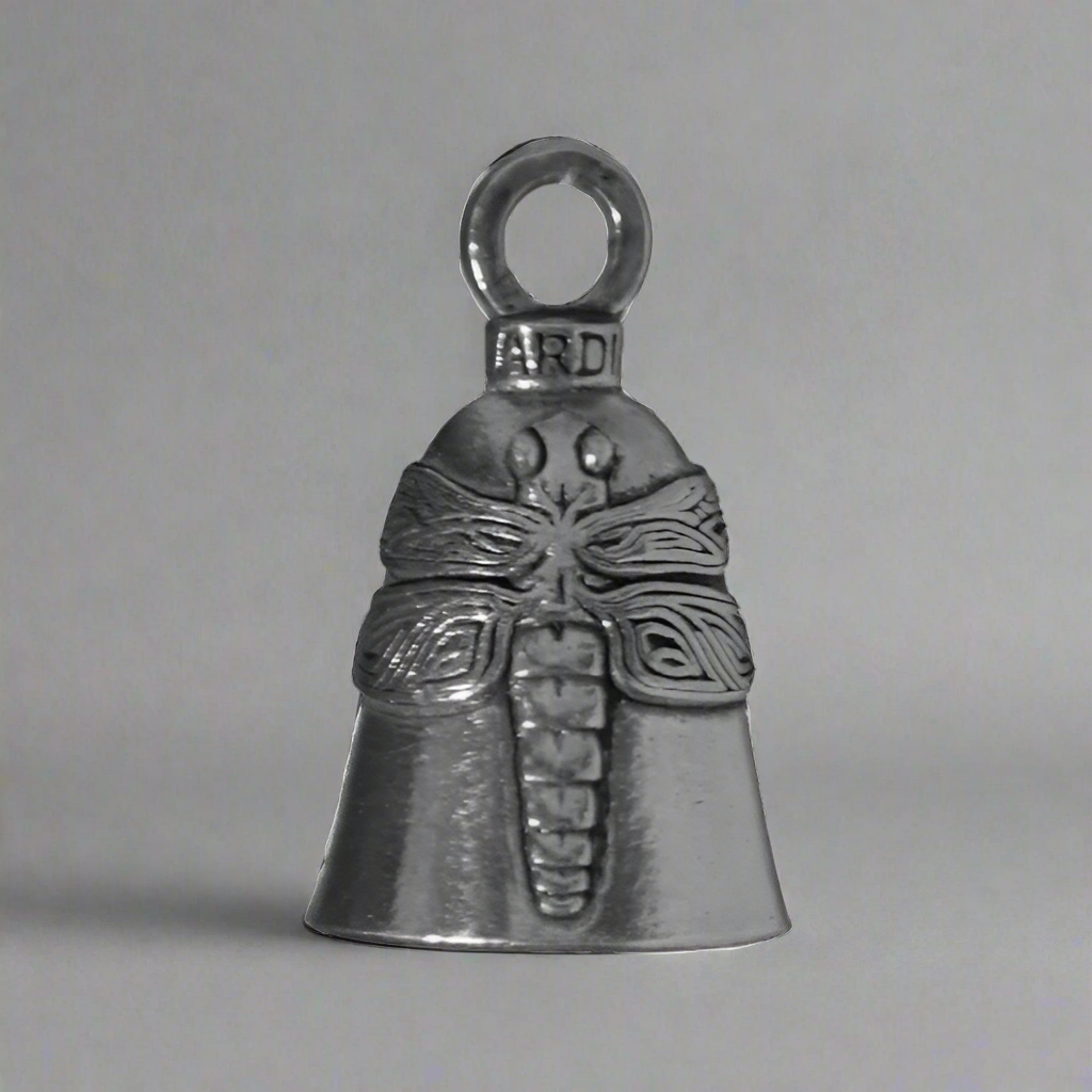 Open Road Dragonfly Motorcycle Guardian Bell - Protection Charm for Riders | Perfect Gift for Bikers & Road Trips