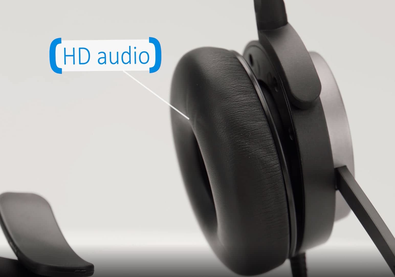 Snom A330D Wired Over-Ear Headset with Microphone - Noise Cancelling Gaming Headphones for PC, PS5, Xbox & Office Calls - Durable Cable Headset for Online Meetings & Music Listening