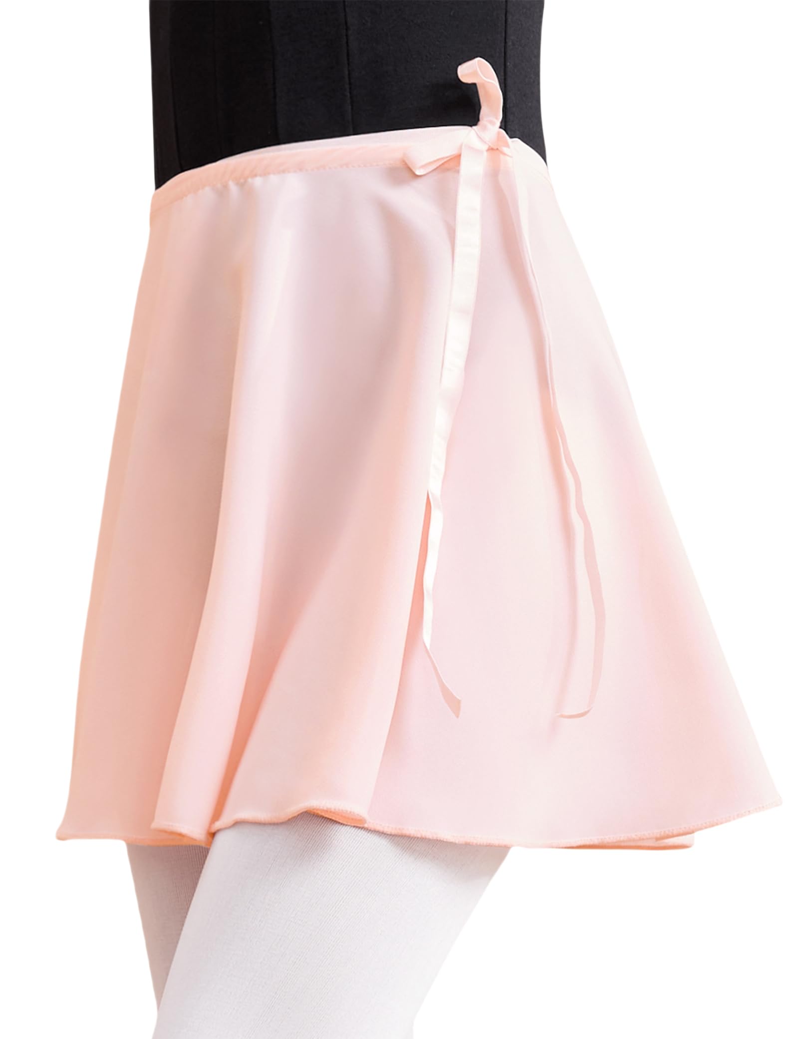 Girls Ballet Skirt - Chiffon Dance Wrap Skirt for Leotards & Tutus - Perfect for Ballet Class, Recitals, and Dance Performances
