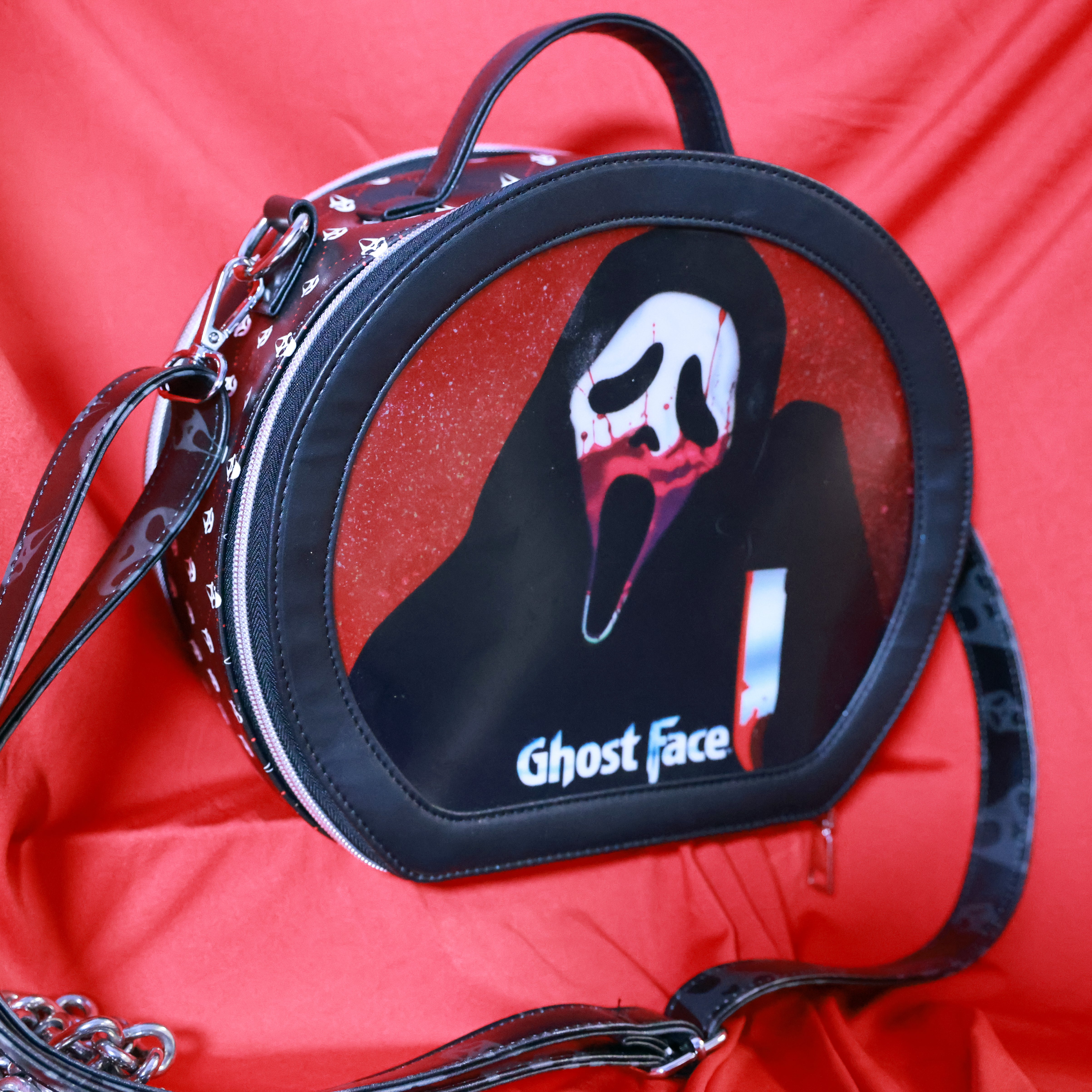 Ghost Face™ Lenticular Motion Bag - Halloween Cosplay, Horror Movie Merchandise & Scary Gift for Fans - Perfect for Costume Parties, Movie Nights & Collectors