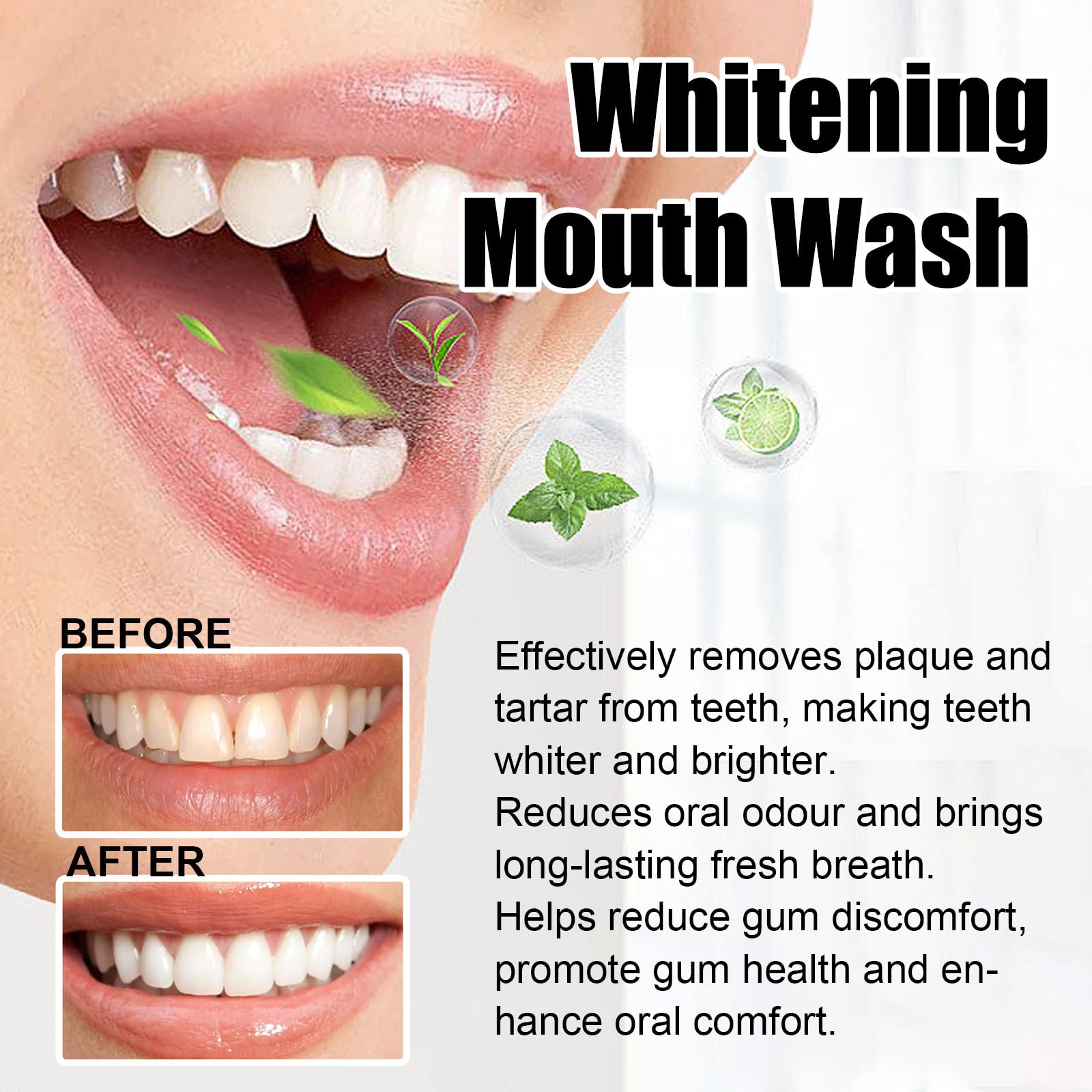 Organic Coconut Oil Pulling for Oral Care with Peppermint Essential Oil - Natural Mouthwash for Fresh Breath, Teeth Whitening & Tongue Cleaning - Includes Stainless Steel Tongue Scraper - Perfect for Morning Routine & Ayurvedic Oral Hygiene