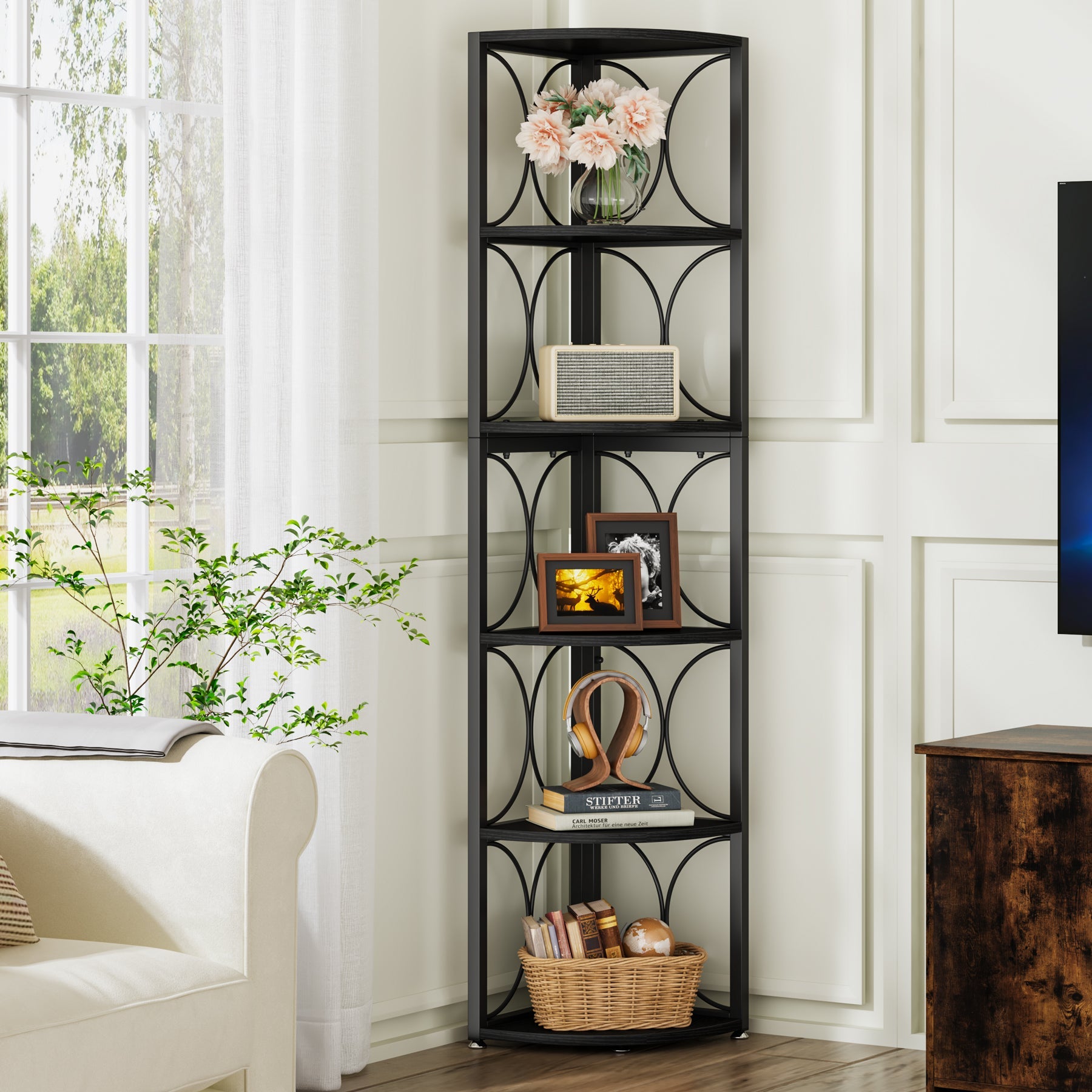 6 Tier Corner Shelf - Sturdy 67