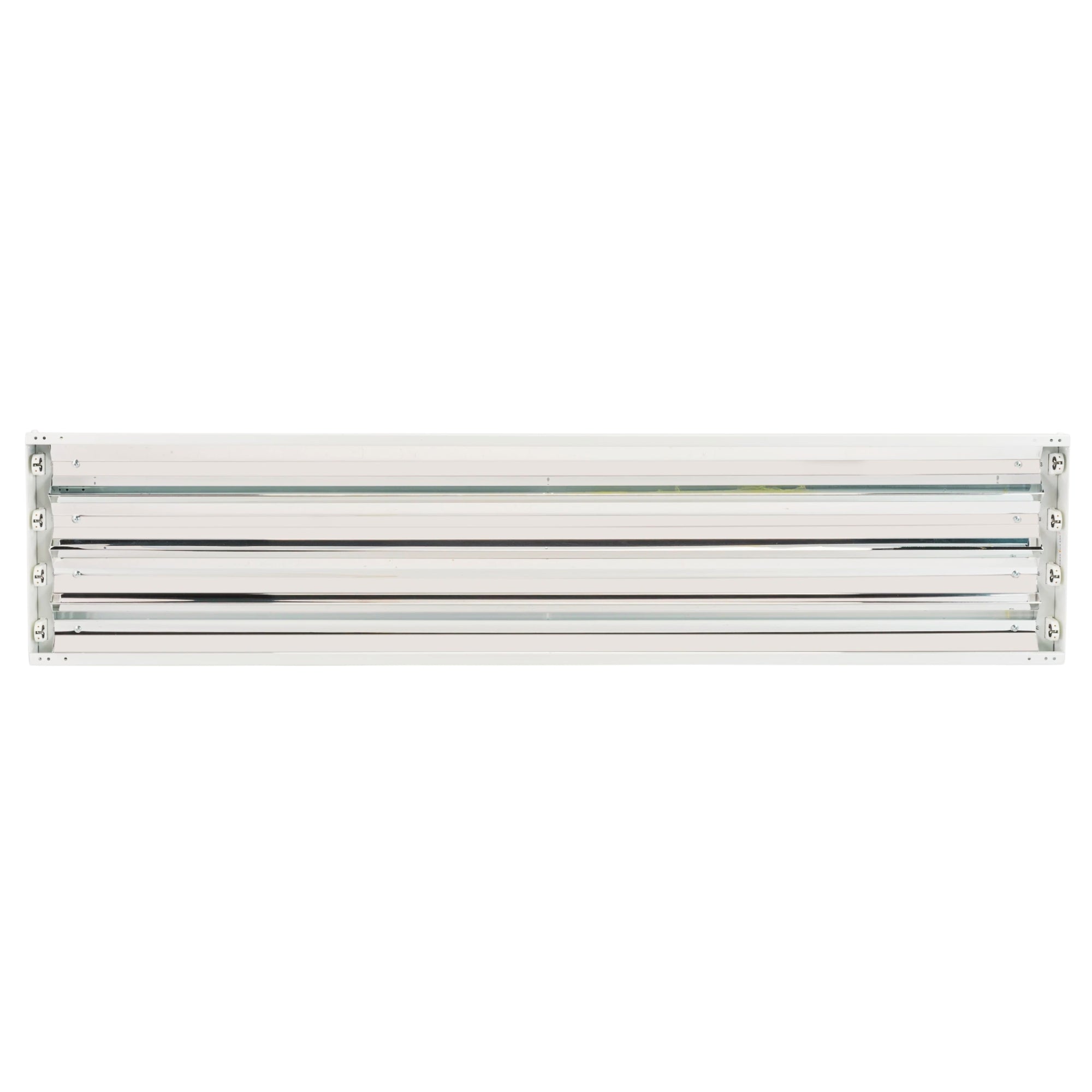 4ft LED High Bay Light Fixture - Ballast Free, 4 Lamp T8 Type B - Energy Efficient Commercial Lighting for Warehouses, Garages & Retail Spaces