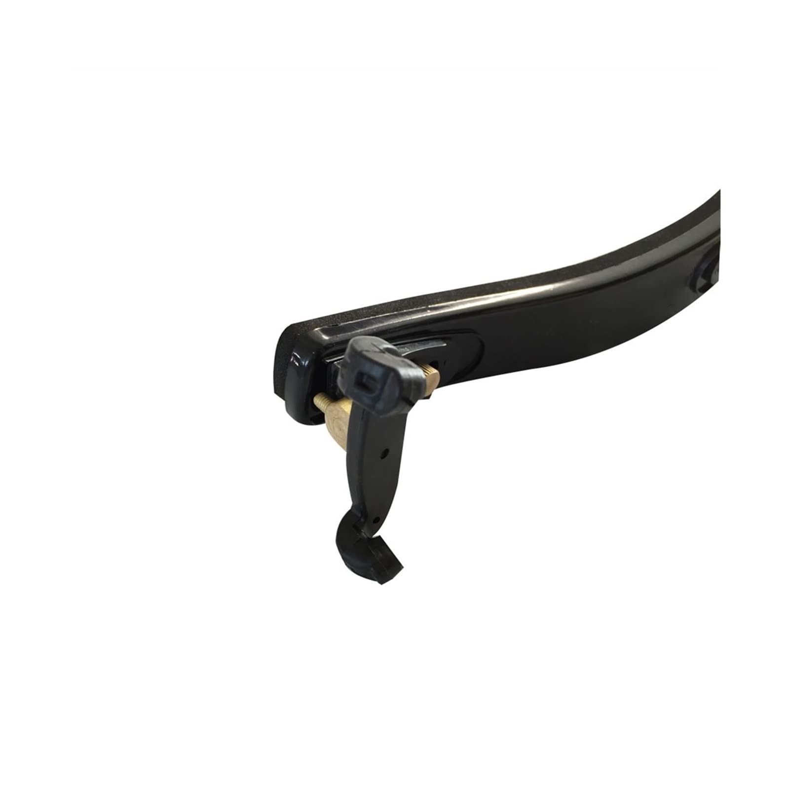 FLFL Black Plastic Adjustable Violin Shoulder Rest with EVA Padding - Comfortable 3/4 Size Violin Accessory for Students & Professionals - Perfect for Practice, Performances & Orchestra Rehearsals