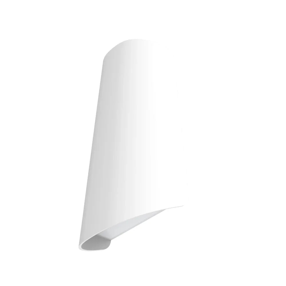 Modern Cone Wall Light - Up/Down Surface Mounted IP65 White Finish - Perfect for Living Room, Bedroom, and Outdoor Patio Lighting