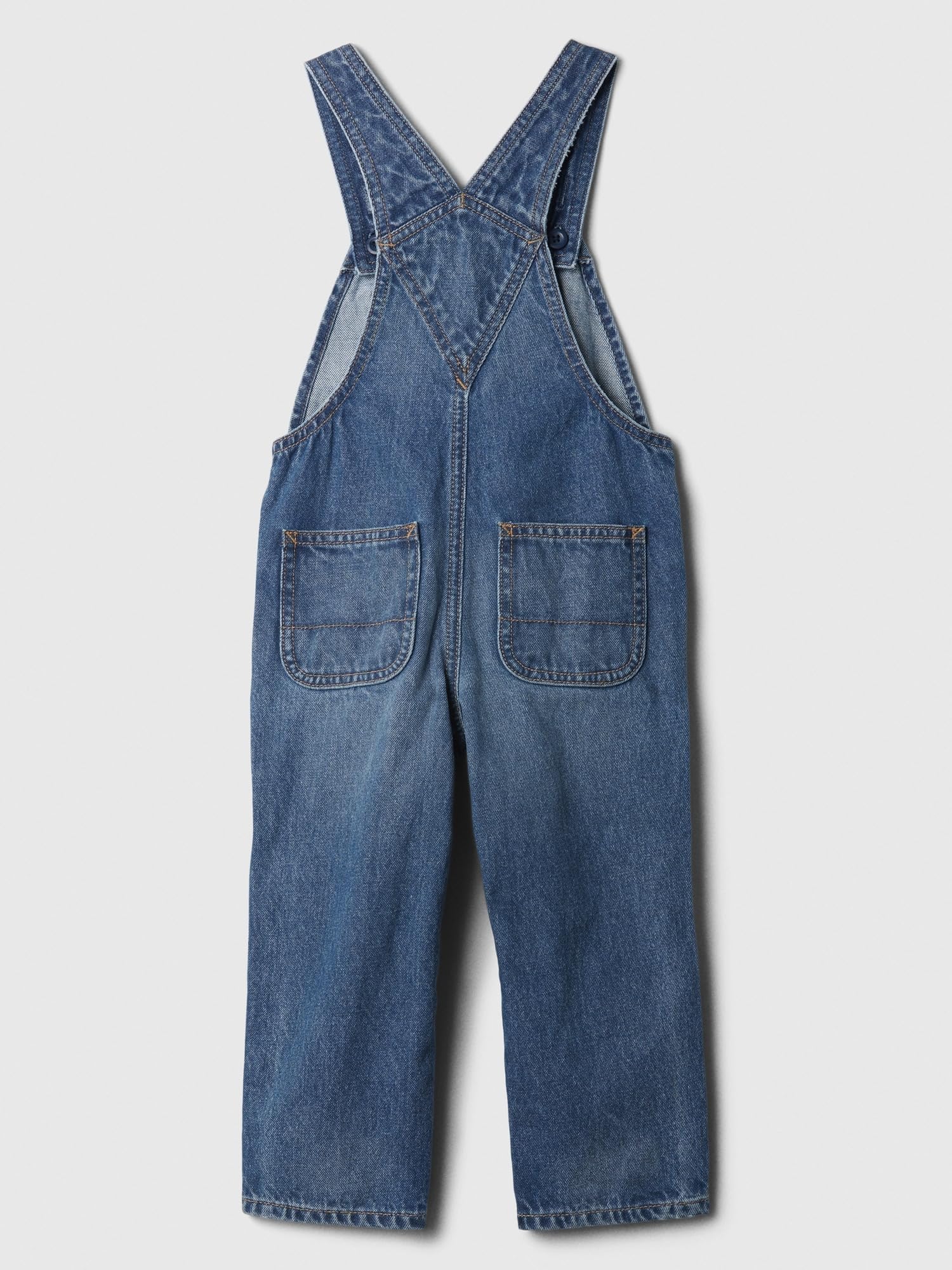 GAP Boys Denim Overalls - Adjustable Straps, Durable Cotton Jeans for Kids | Perfect for Playdates, School & Outdoor Adventures