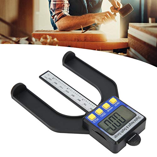 Digital Height Gauge 0-80mm - Precision Woodworking Ruler with LCD Display, Accurate Measuring Tool for Carpentry, DIY Projects & Home Decoration | Perfect for Furniture Making, Cabinet Installation & Crafting