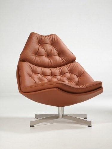 F587 Lounge Chair by Artifort - Modern Mid-Century Design Armchair for Living Room, Office & Lounge - Perfect for Relaxing, Reading & Home Decor