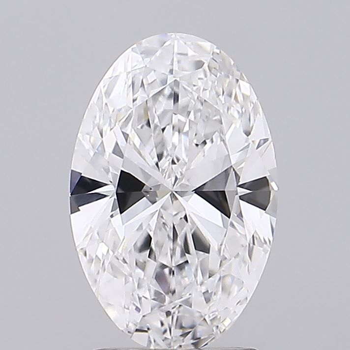 2 Carat D Color VVS2 Clarity Oval Lab-Grown Diamond for Engagement Rings & Fine Jewelry