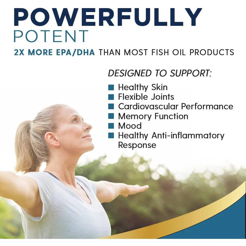 Nature's Life The Total EFA Maximum Potency Omega-3-6-9 Supplement - Supports Heart, Brain & Joint Health - Perfect for Active Lifestyles & Wellness Routines
