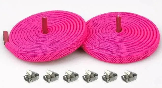 Elastic No Tie Shoelaces for Adults & Kids - 1 Pair of Slip-On Shoe Laces for Sneakers, Running Shoes - Perfect for Sports, Travel & Daily Wear