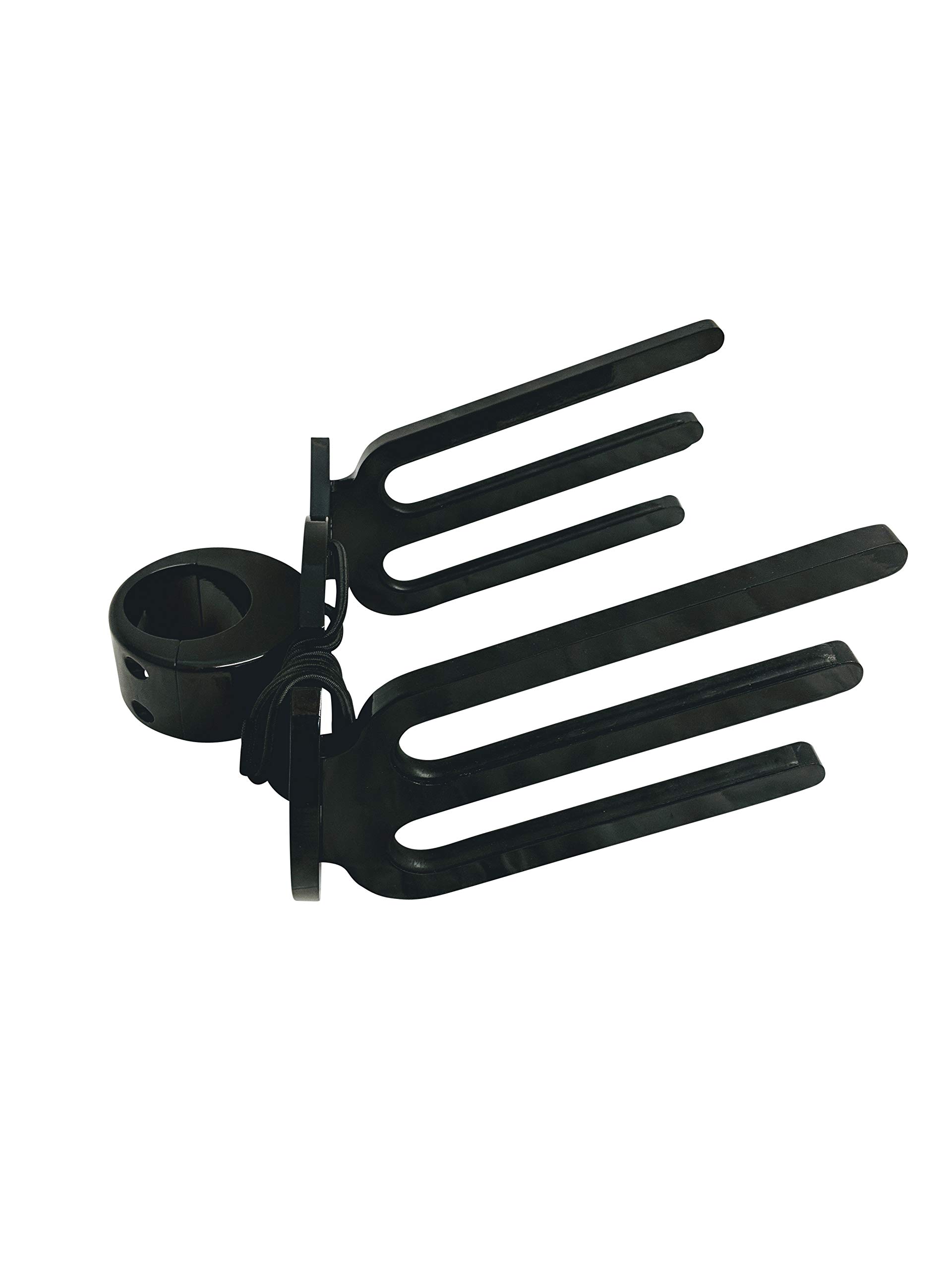 Krypt Towers Wakeboard Rack - Adjustable Black Aluminum Wakeboarding Tower Holder for Boats - Fits 1 3/4