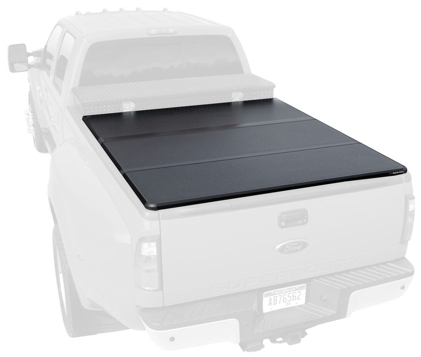 Extang 57945 Solid Fold Truck Tool Box - Heavy Duty Lockable Storage for Pickup Trucks | Perfect for Construction, Camping & Outdoor Work Gear Organization