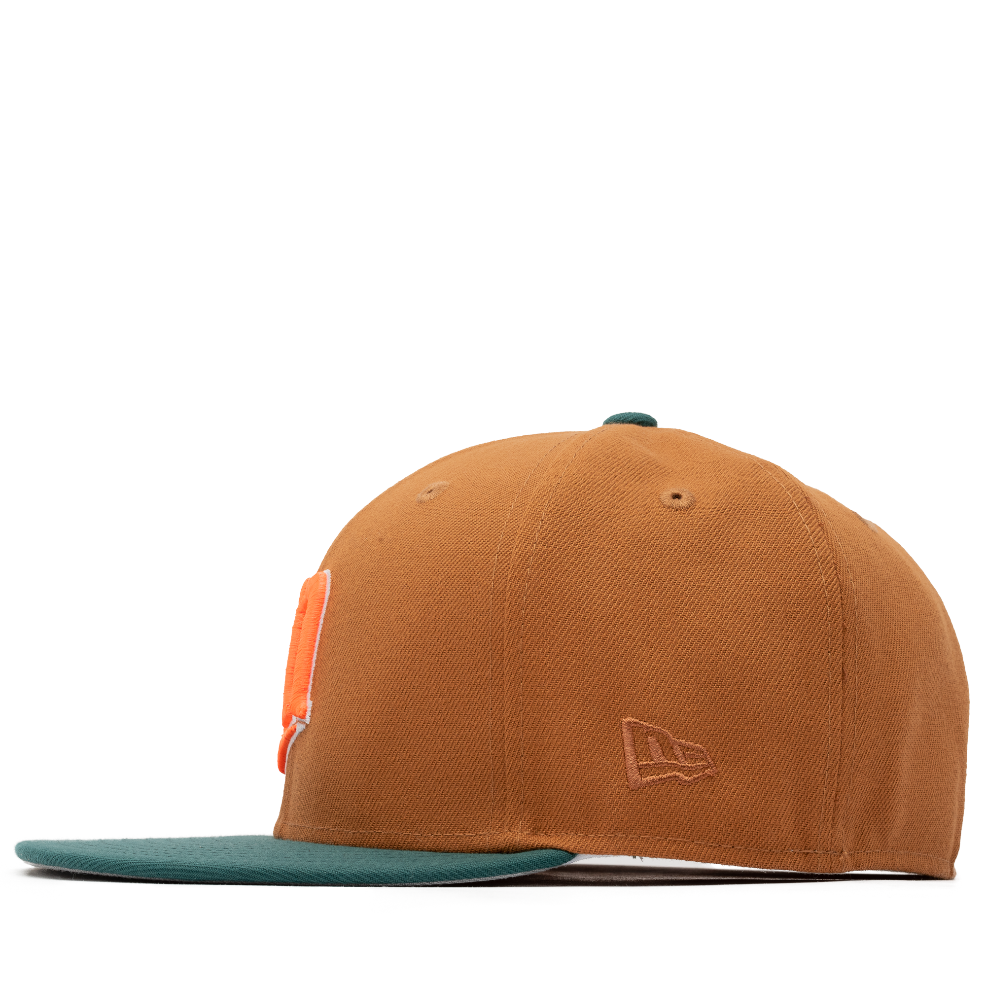 New Era x Minnesota Twins 59FIFTY Fitted Hat - Wheat/Pine Color - Official MLB Baseball Cap for Men - Perfect for Games, Fan Gear & Streetwear Fashion