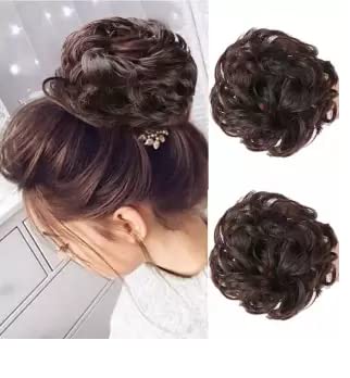 BOXO Dark Brown Bridal Juda Hair Extensions for Women & Girls – Natural-Looking Hair Accessories for Weddings, Parties & Special Occasions (Pack of 1)