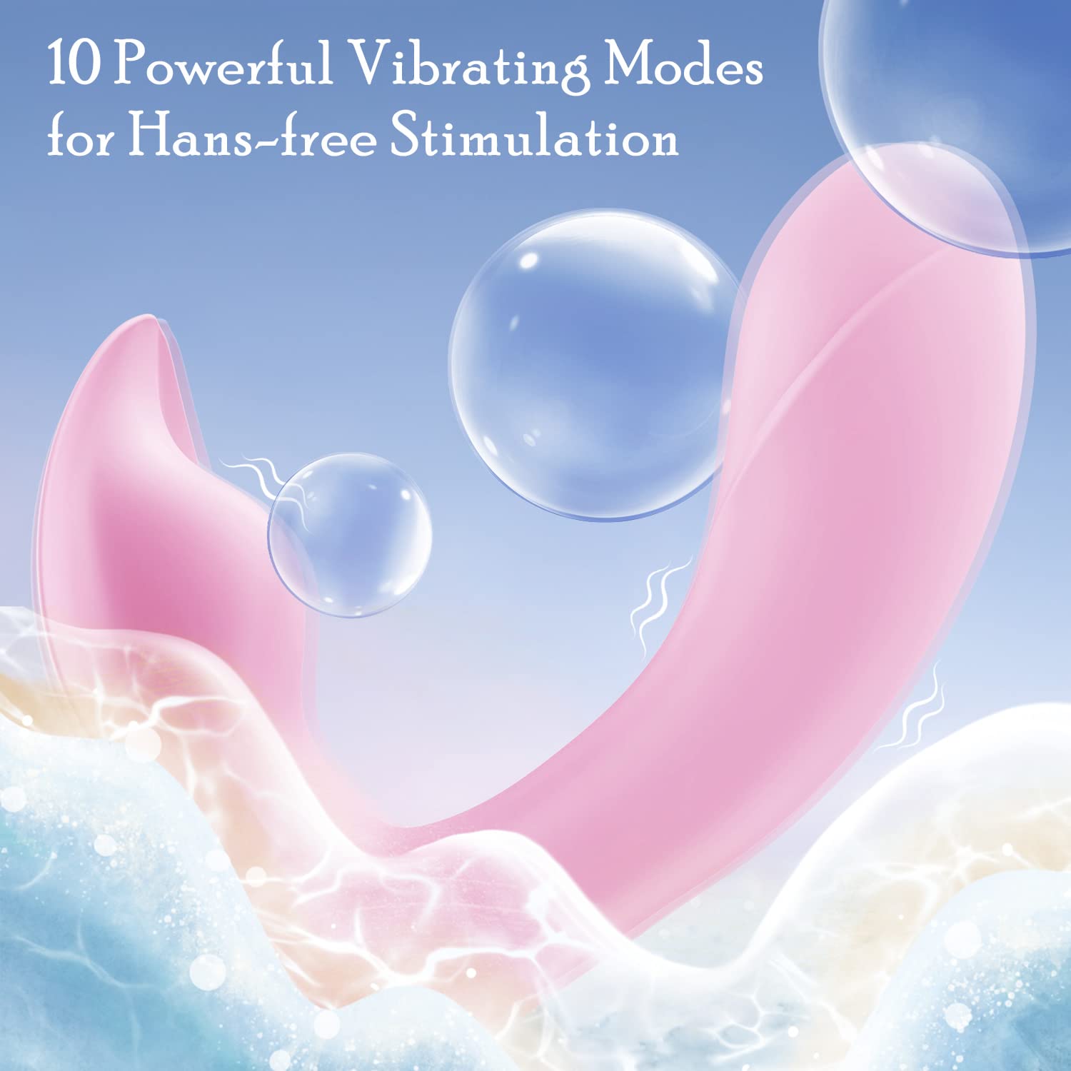 Premium G-Spot & Clitoral Stimulator Vibrator for Women - Wearable Adult Sex Toy with 10 Vibration Modes, Quiet Anal Dildo for Solo Play & Couples Intimacy - Perfect for Discreet Pleasure & Spicy Bedroom Adventures